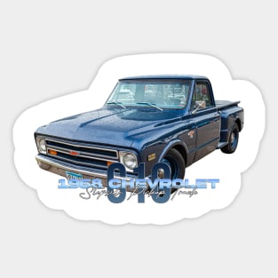 1968 Chevrolet C10 Stepside Pickup Truck Sticker